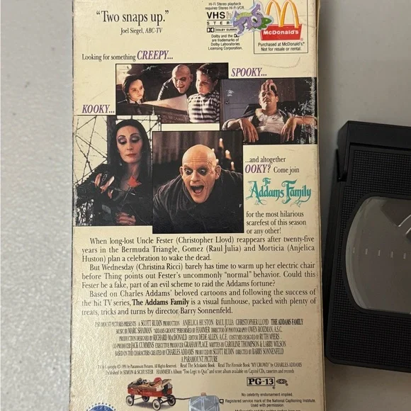 The Addams Family VHS Tape bundle of 5 VHS - Picture 2 of 16